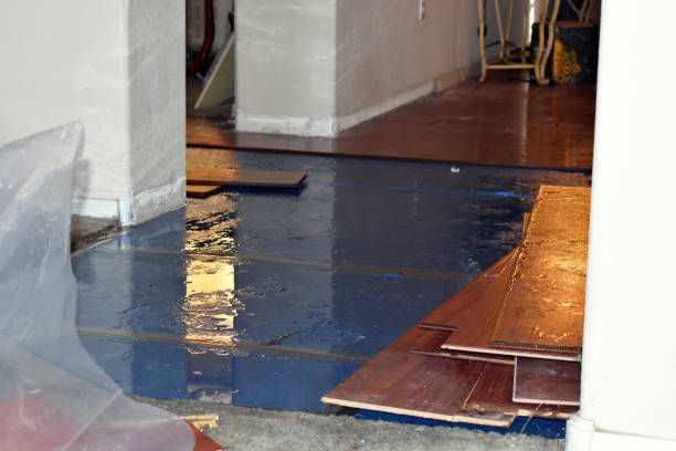 Professional Basement Flood Cleanup technician working in Weatherford, OK